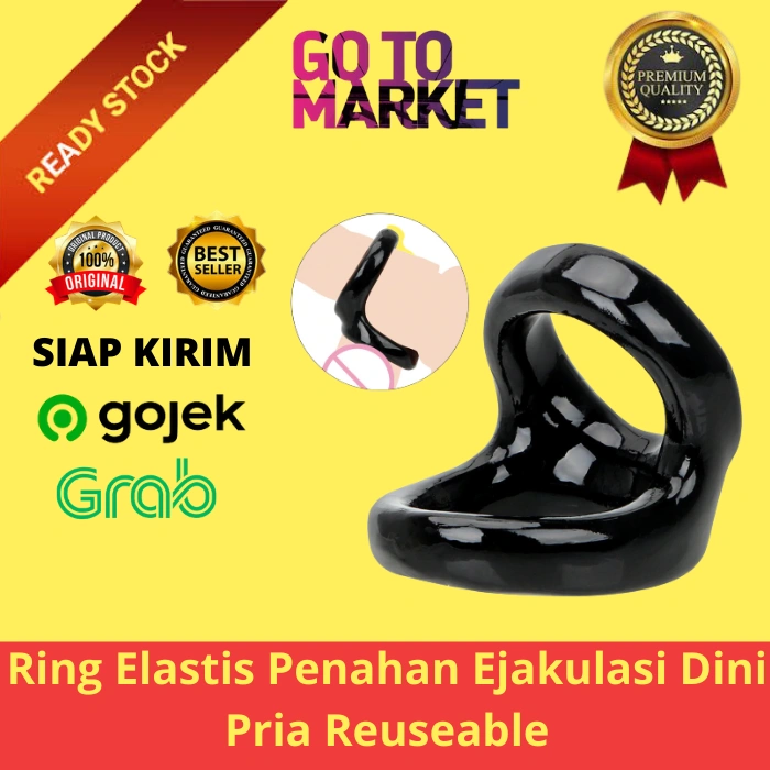 IKOKY Ring Elastis Penahan Ejakulasi Dini Pria Reuseable Ring