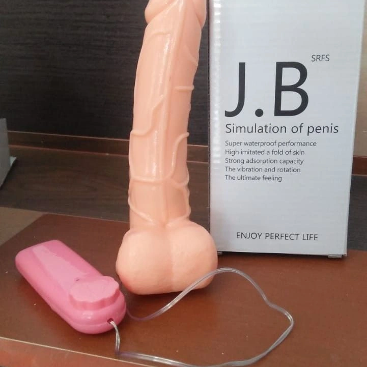 DILDO SILIKON VIBRATOR 18 CM