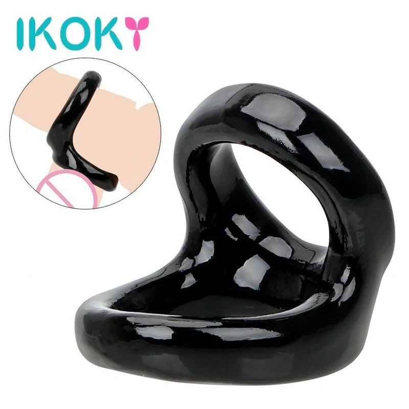 IKOKY Ring Elastis Penahan Ejakulasi Dini Pria Reuseable Ring