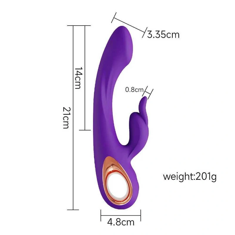 Jhion Alat Pijat Tubuh Elektrik Vibrator 10 Speed USB Waterproof
